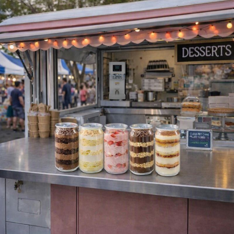 Food Trucks sell cans