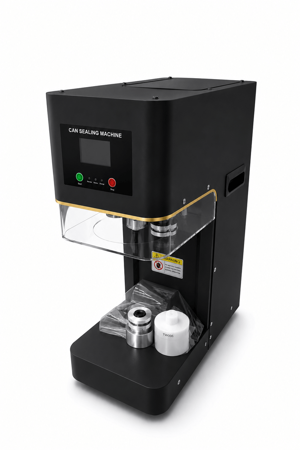 Not Soda PET Can Sealing Machine — Commercial Can Seamer for 330ml & 500ml PET Cans providing fast and consistent seals.