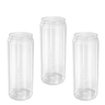 500ml PET cans- Box of 200, Foil Lids Included | Clear-Cans | Not Soda